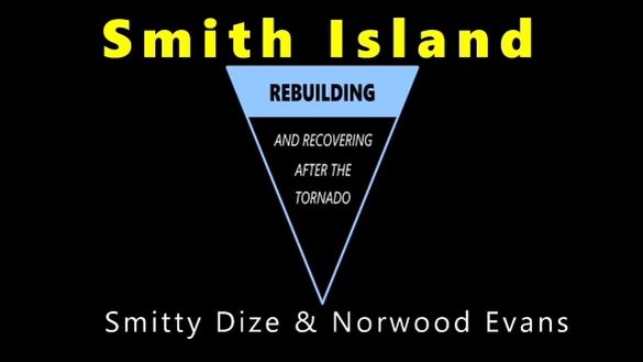 SHORE PERSPECTIVES: Smith Islanders, Smitty Dize & Norwood Evans, share in the tornado aftermath