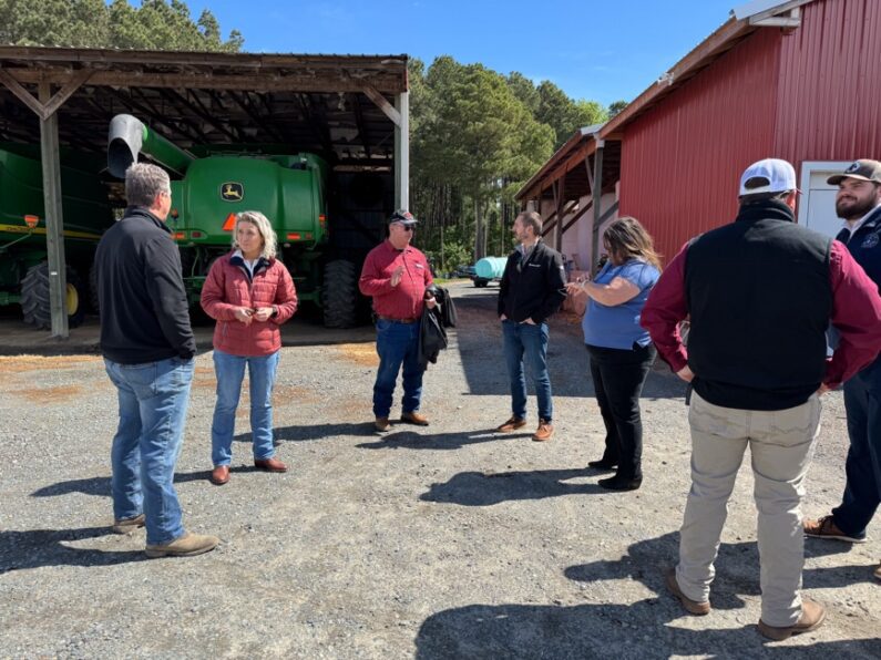 Congresswoman Kiggans tours Evans Farms, a recent winner of the Virginia Clean Water Farm Award.