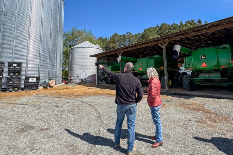 Congresswoman Kiggans tours Evans Farms, a recent winner of the Virginia Clean Water Farm Award