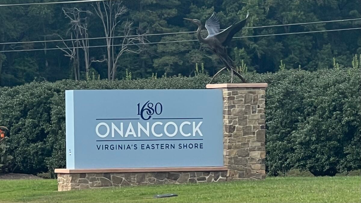 Onancock Welcome Sign